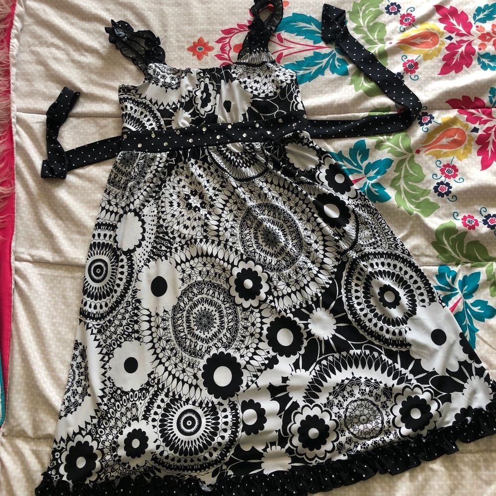 Justice girl dress and vest